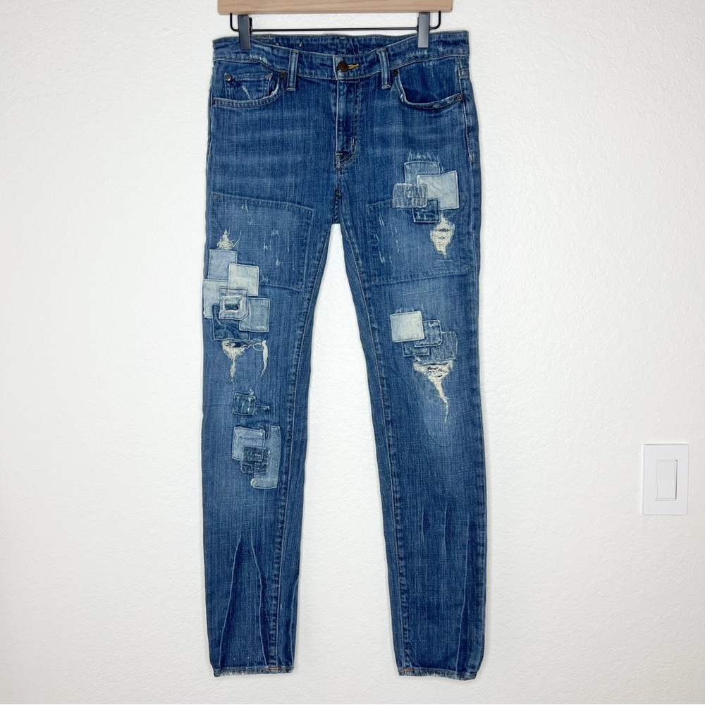 Denim & Supply Ralph Lauren Indigo Patch Skinny Jeans